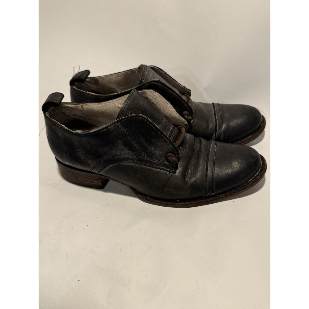 Freebird Mabel Black Leather Oxfords Womens sz 10 - Picture 2 of 7
